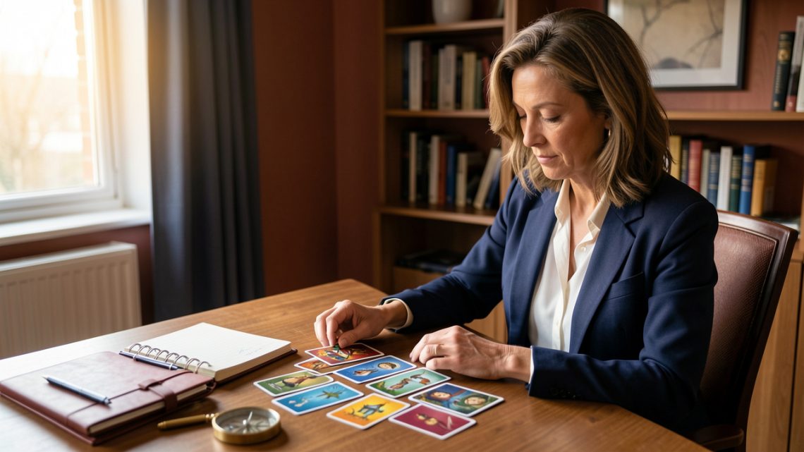 Tarot reconversion professionnelle : décider à 45 ans avec discernement